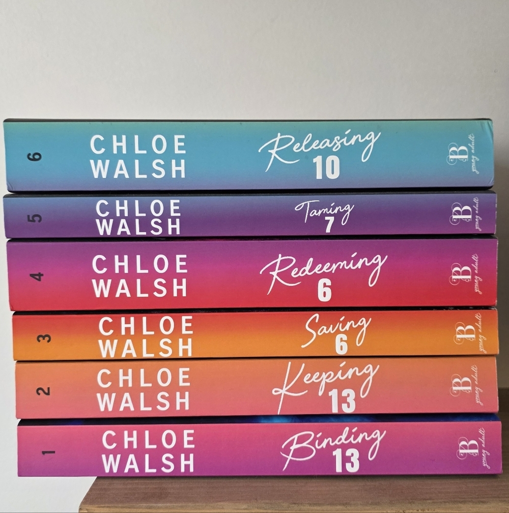 Rare OOP Ombre Spines Boys of Tommen Set (6 Books) – Chloe Walsh